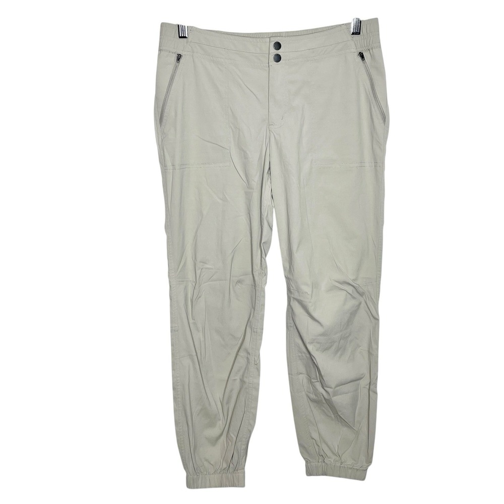 Orvis Wading Jogger Pants Stone Womens 8 Khaki Hiking Outdoor Tech Performance